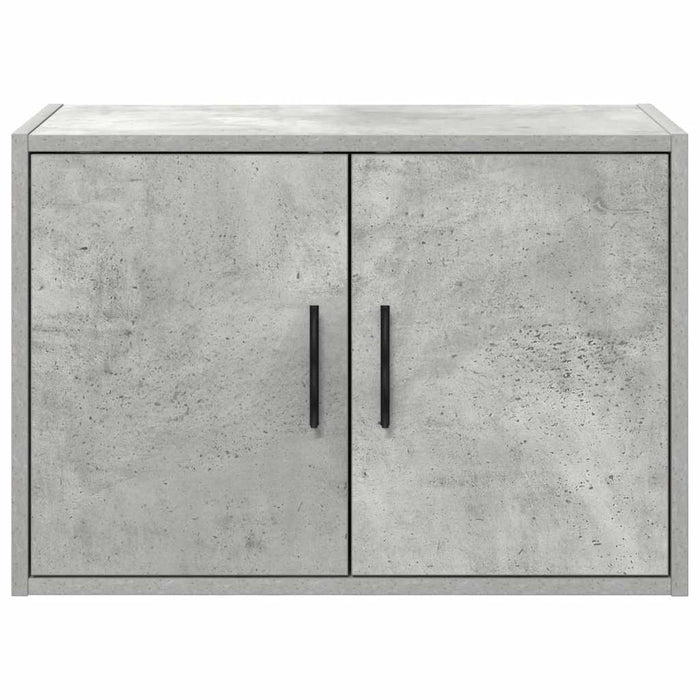 Garage Wall Cabinet Concrete Grey Engineered Wood