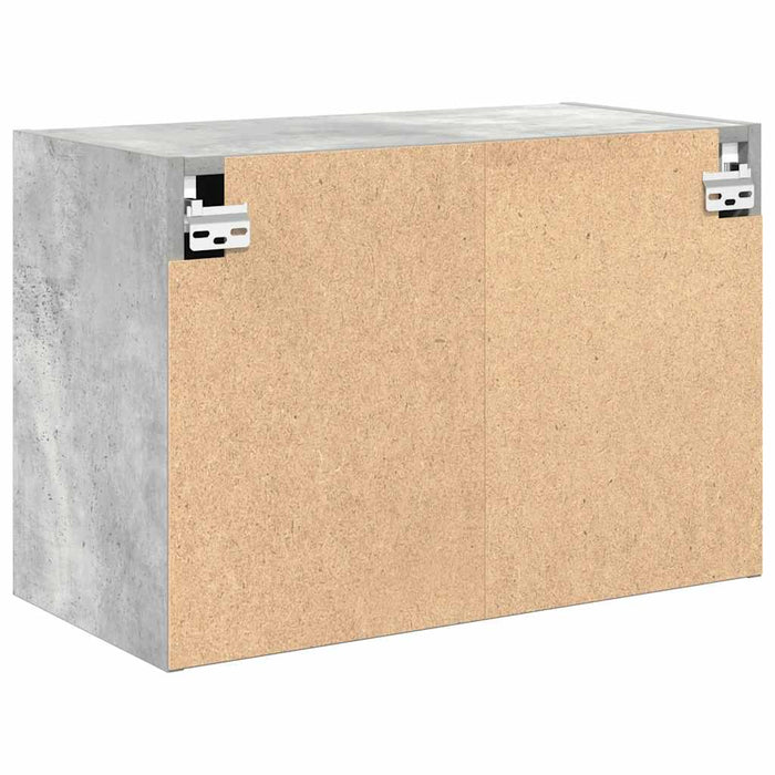 Garage Wall Cabinet Concrete Grey Engineered Wood