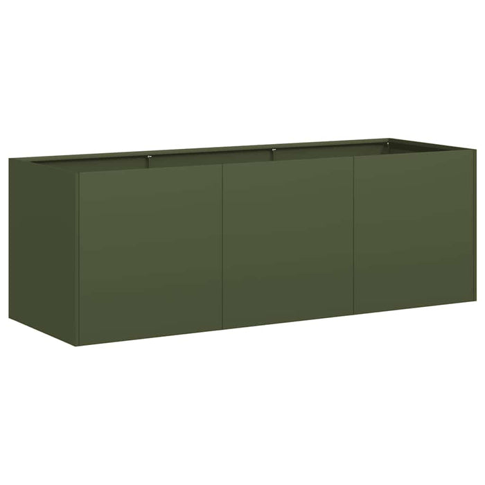 Саксия Olive Green 120x40x40 см Студеновалцована стомана