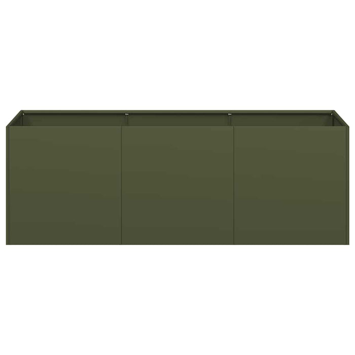 Саксия Olive Green 120x40x40 см Студеновалцована стомана