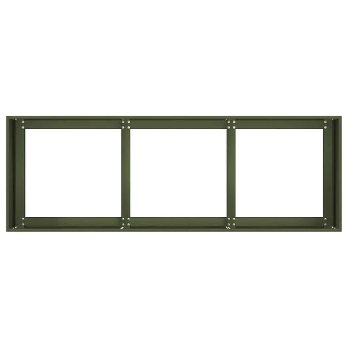 Саксия Olive Green 120x40x40 см Студеновалцована стомана