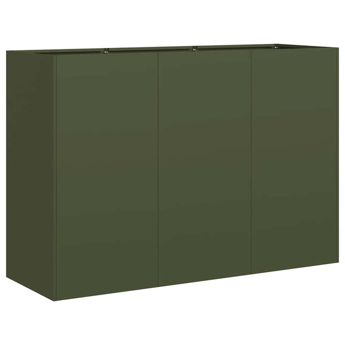 Саксия Olive Green 120x40x80 см Студеновалцована стомана