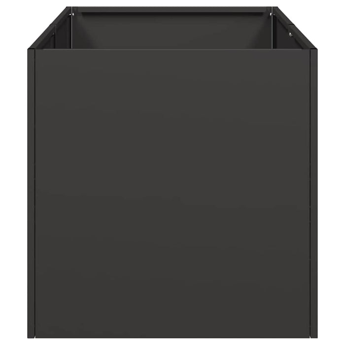 Planter Black 40x80x40 cm Cold-rolled Steel