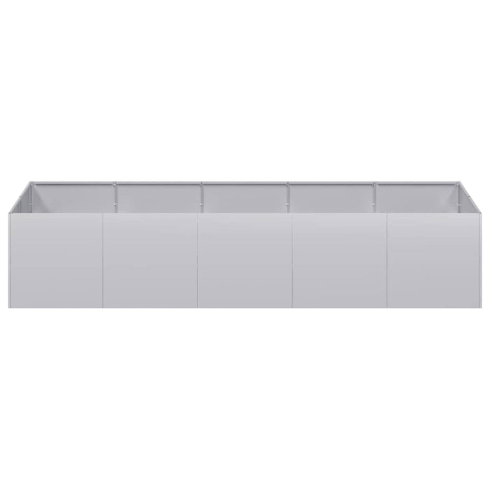 Planter 200x80x40 cm Galvanised Steel