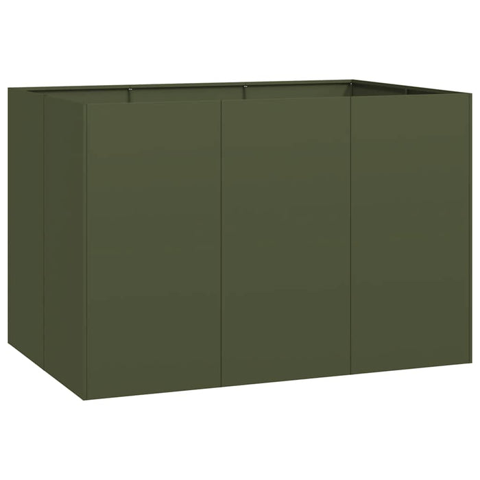 Саксия Olive Green 120x80x80 см стомана