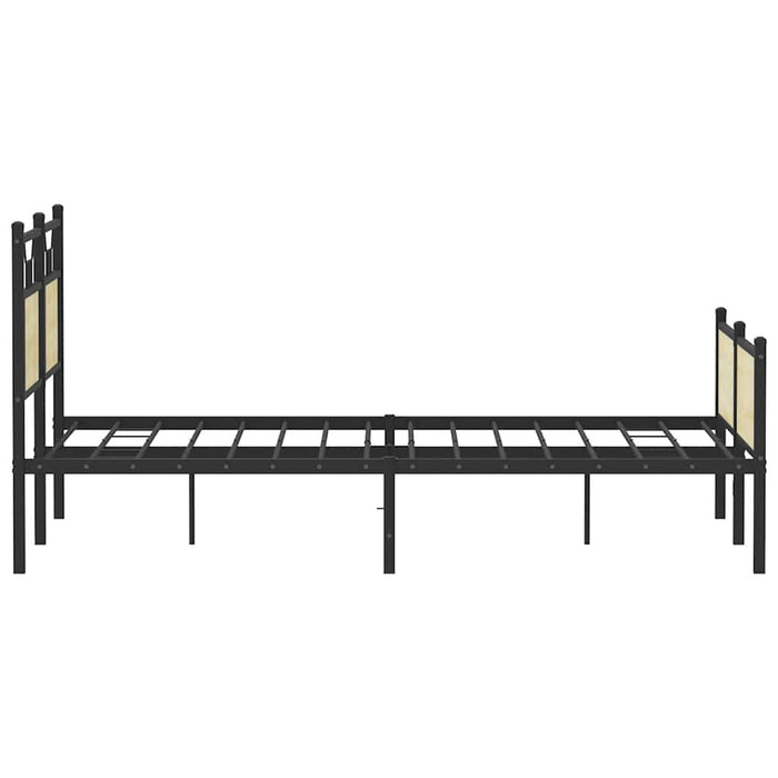 Bed Frame without Mattress Sonoma Oak 140x200 cm Engineered Wood