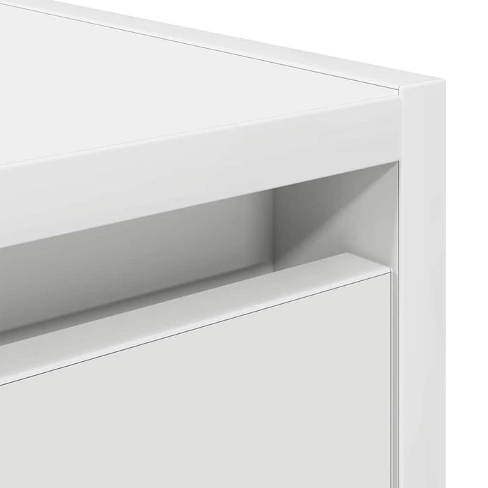 Wall-Mounted Bedside Cabinet White 38x34x40 cm