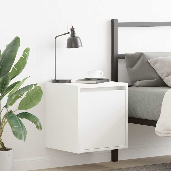 Wall-Mounted Bedside Cabinets 2 pcs White 38x34x40 cm