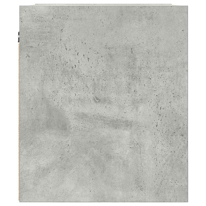 Noptiera Montata pe Perete Gri Beton 38x34x40 cm