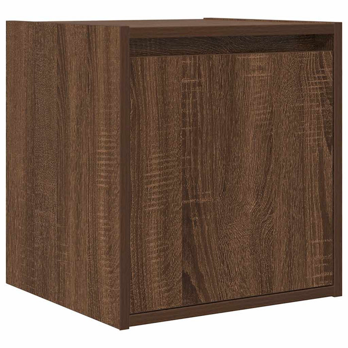 Wall-Mounted Bedside Cabinets 2 pcs Brown Oak 38x34x40 cm