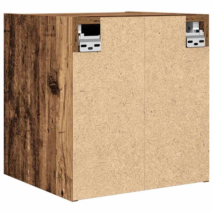 Wall-Mounted Bedside Cabinets 2 pcs Old Wood 38x34x40 cm