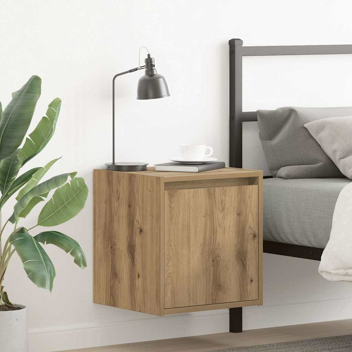 Wall-Mounted Bedside Cabinets 2 pcs Artisan Oak 38x34x40 cm