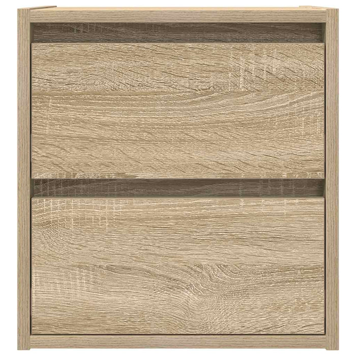 Wall-mounted Bedside Cabinet Sonoma Oak 38x34x40 cm