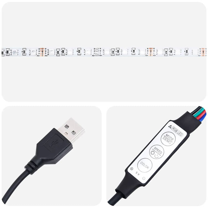 Noptiera cu Lumini LED Gri Sonoma 38x34x50 cm