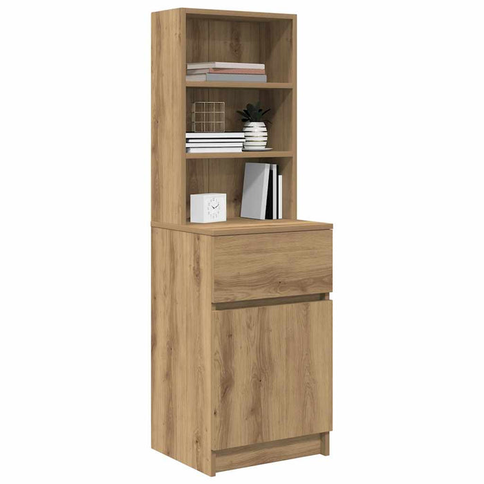 Bedside Cabinet Artisan Oak 39x35x125 cm Engineered Wood