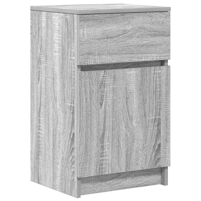 Bedside Cabinet Grey Sonoma 39x35x65 cm Engineered Wood