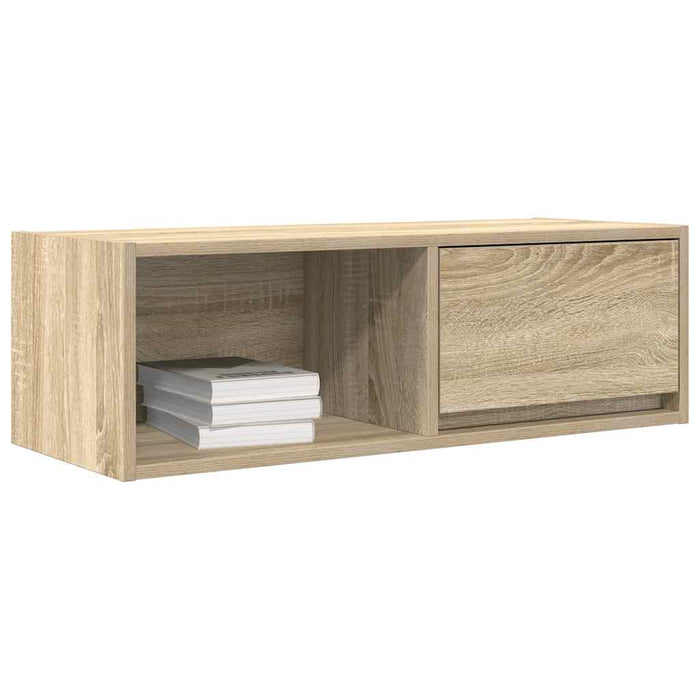 Тумбы под телевизор 2 шт. Sonoma Oak 80x31x25,5 см Инженерная древесина