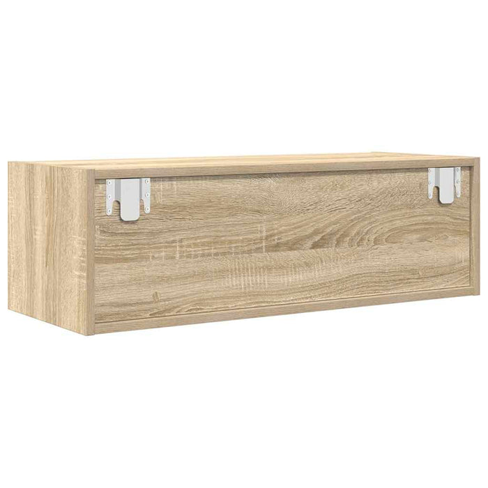 Тумбы под телевизор 2 шт. Sonoma Oak 80x31x25,5 см Инженерная древесина