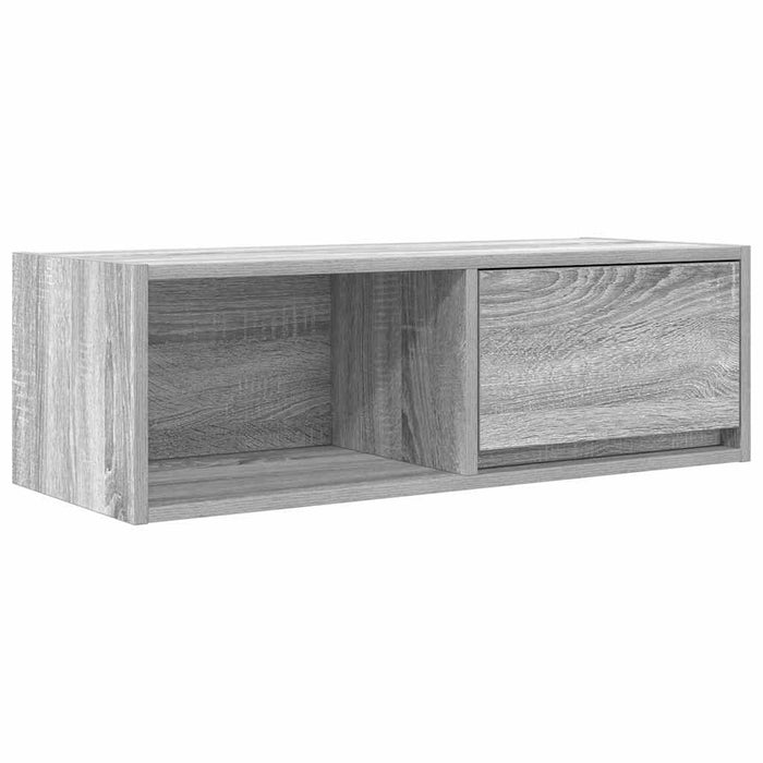 TV Cabinet Grey Sonoma 80x31x25.5 cm Engineered Wood