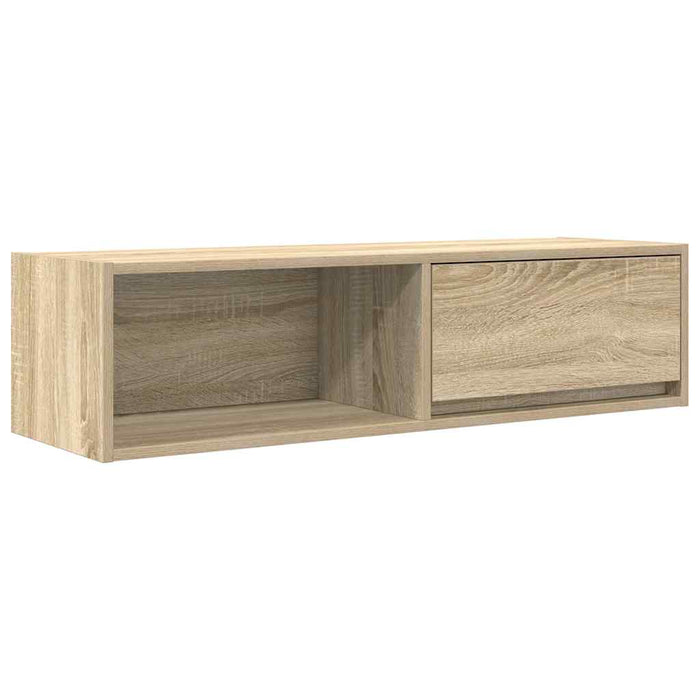 Тумба под телевизор Sonoma Oak 100x31x25,5 см Инженерная древесина