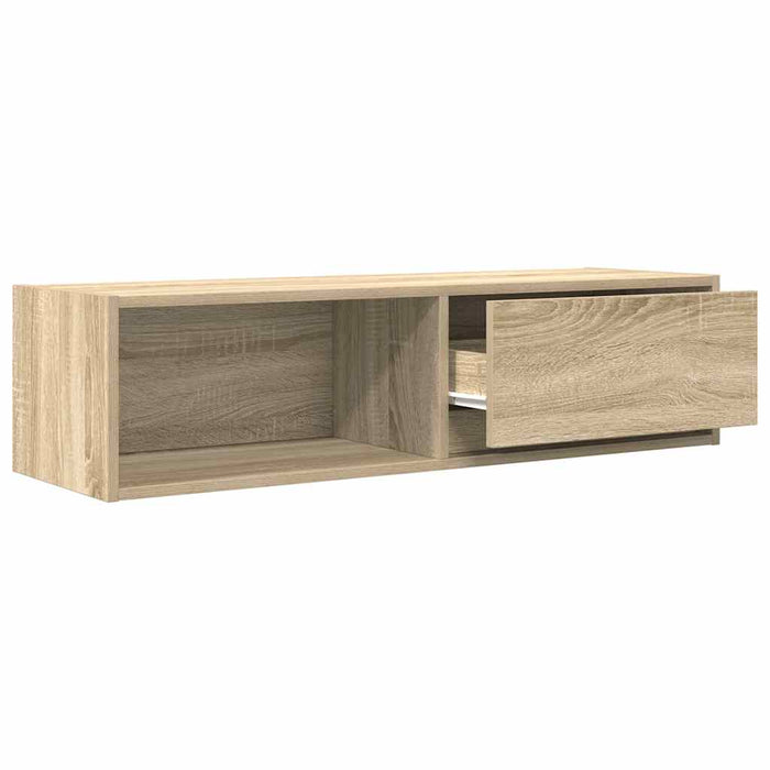 Тумба под телевизор Sonoma Oak 100x31x25,5 см Инженерная древесина