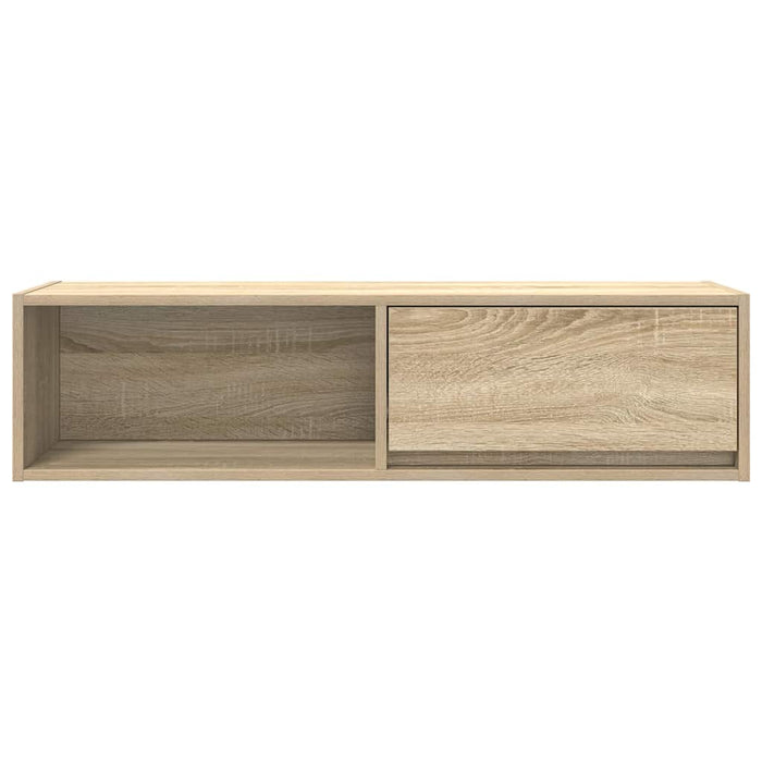 Тумба под телевизор Sonoma Oak 100x31x25,5 см Инженерная древесина