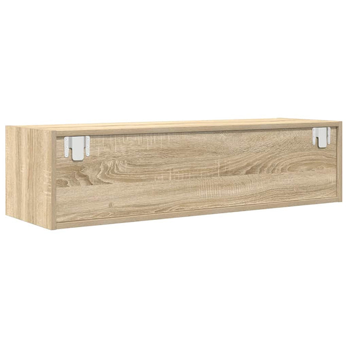 Тумба под телевизор Sonoma Oak 100x31x25,5 см Инженерная древесина