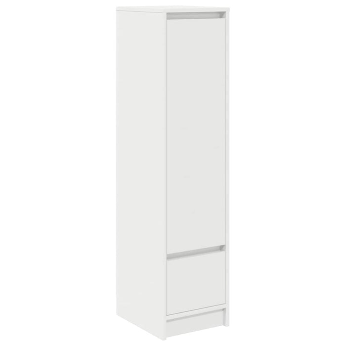 Highboard White 29.5x34x119.5 cm Engineered Wood