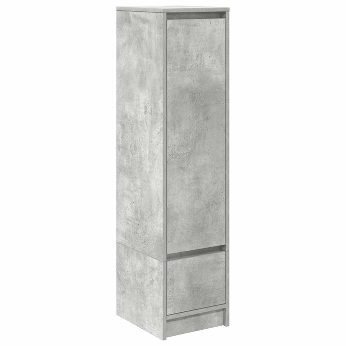 Highboard Concrete Grey 29.5x34x119.5 cm Engineered Wood