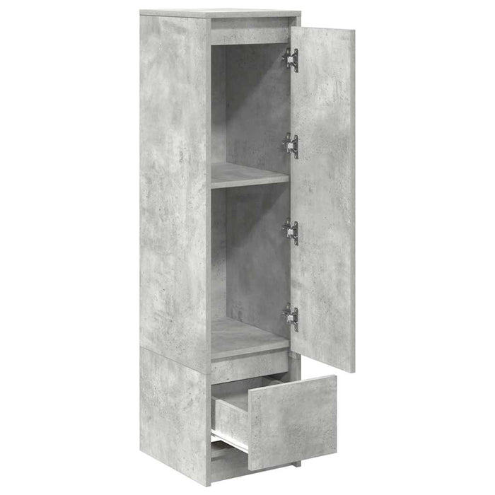 Highboard Concrete Grey 29.5x34x119.5 cm Engineered Wood