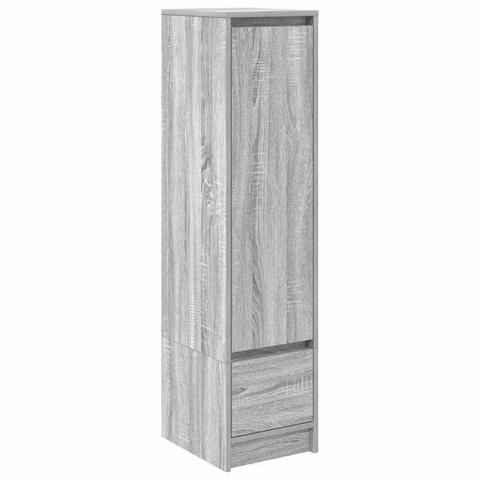 Highboard Grey Sonoma 29,5x34x119,5 cm Engineered Wood