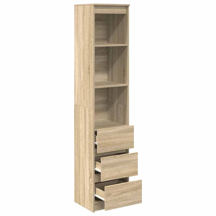 Highboard Sonoma Oak 37.5x35x180 cm Engineered Wood