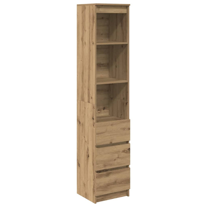 Highboard Artisan Oak 37,5x35x180 cm Engineered Wood