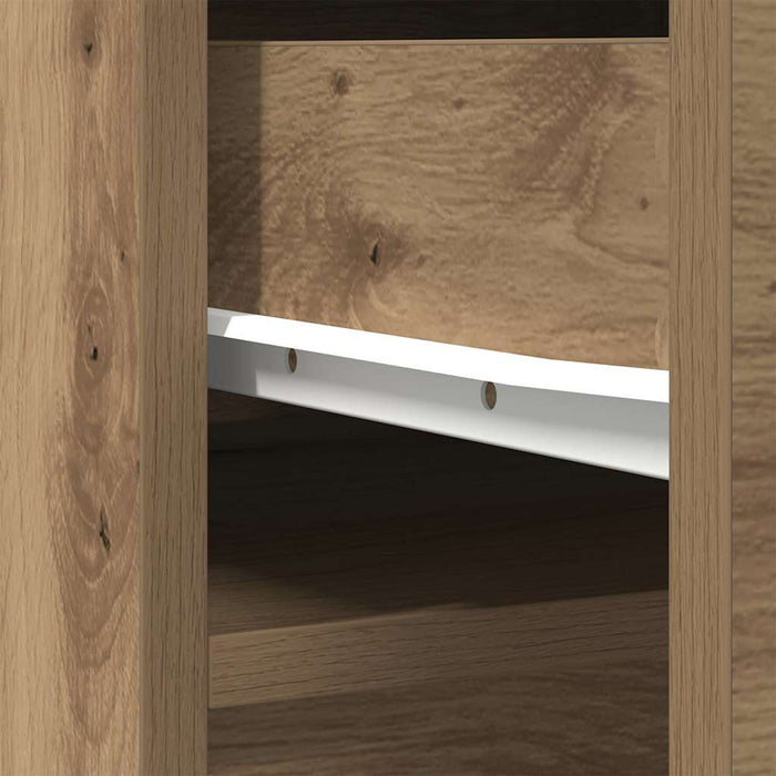 Highboard Artisan Oak 37,5x35x180 cm Engineered Wood