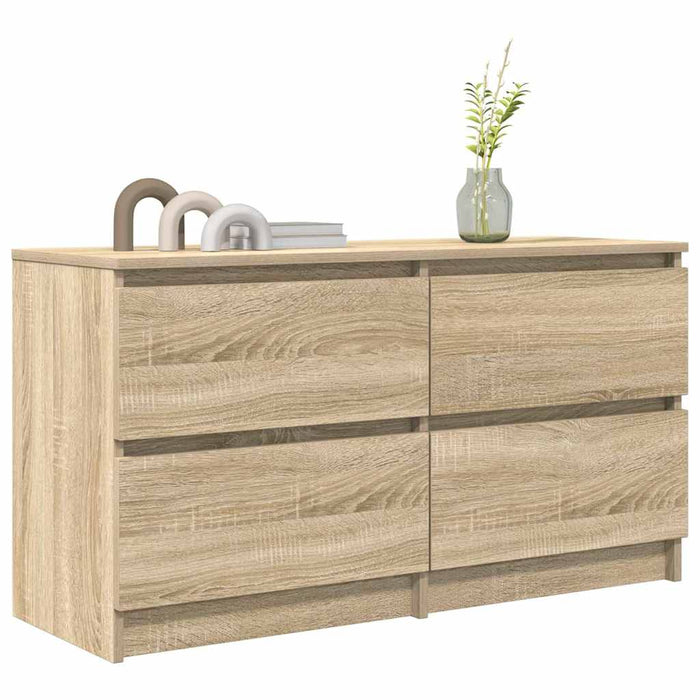 Тумба под телевизор Sonoma Oak 100x35x54 см Инженерная древесина