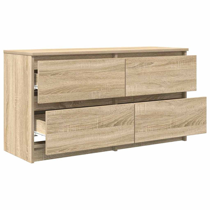 Тумба под телевизор Sonoma Oak 100x35x54 см Инженерная древесина