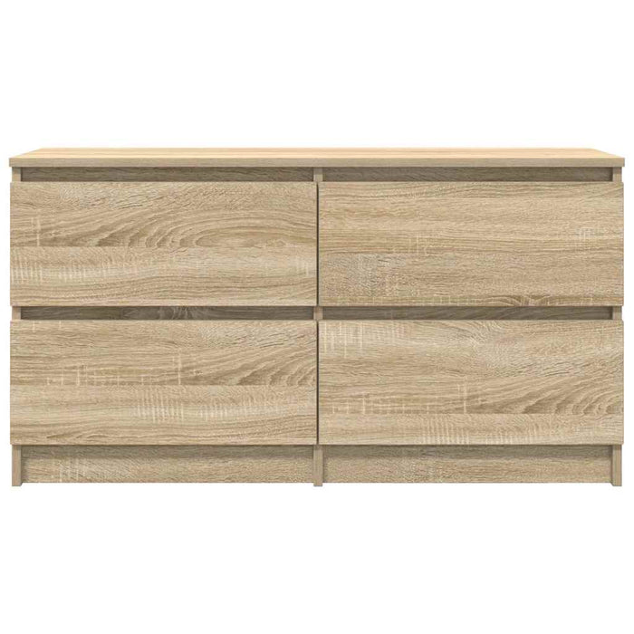 Тумба под телевизор Sonoma Oak 100x35x54 см Инженерная древесина