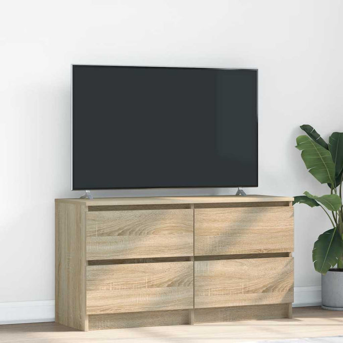 Тумба под телевизор Sonoma Oak 100x35x54 см Инженерная древесина