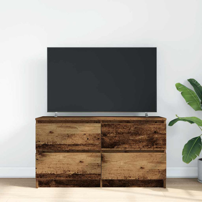 TV Cabinet Old Wood 100x35x54 cm Engineered Wood