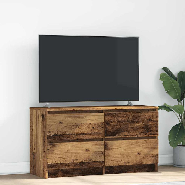 TV Cabinet Old Wood 100x35x54 cm Engineered Wood