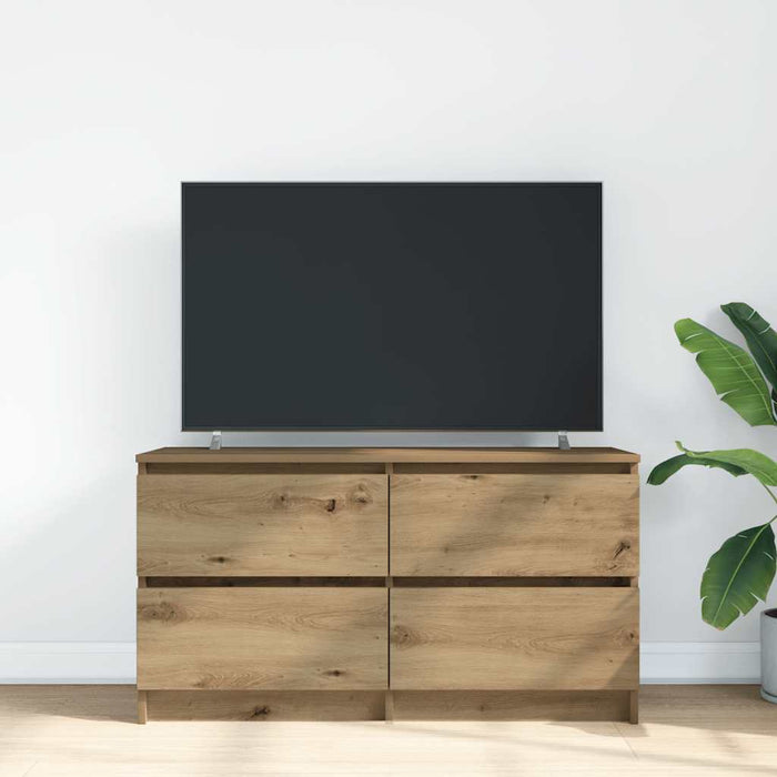 TV Cabinet Artisan Oak 100x35x54 cm Engineered Wood