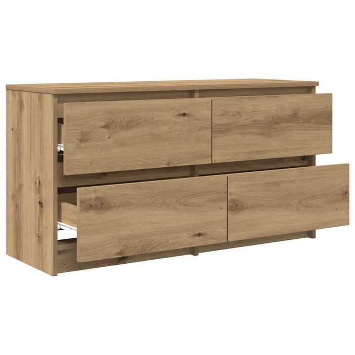 TV Cabinet Artisan Oak 100x35x54 cm Engineered Wood