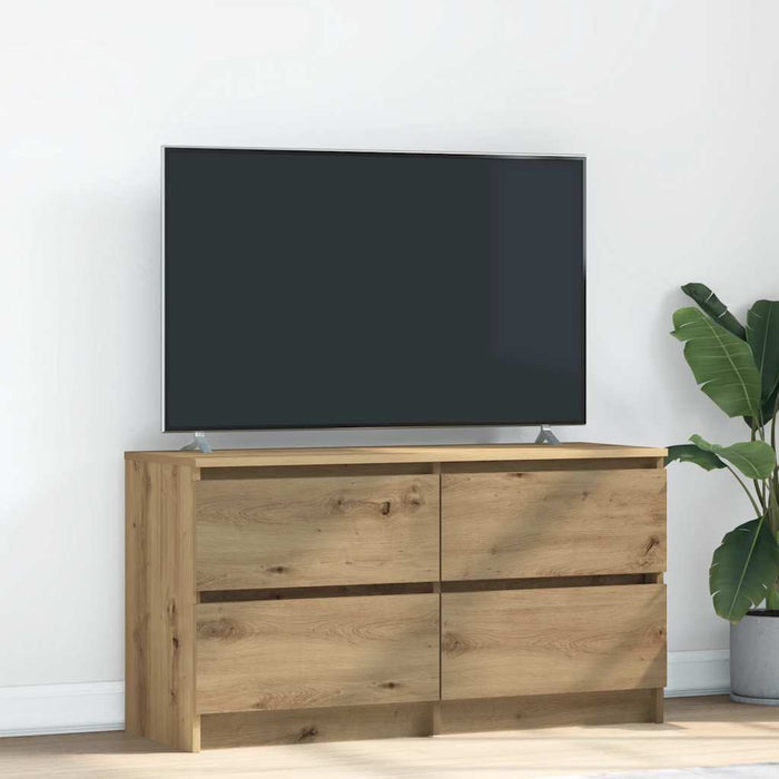 TV Cabinet Artisan Oak 100x35x54 cm Engineered Wood