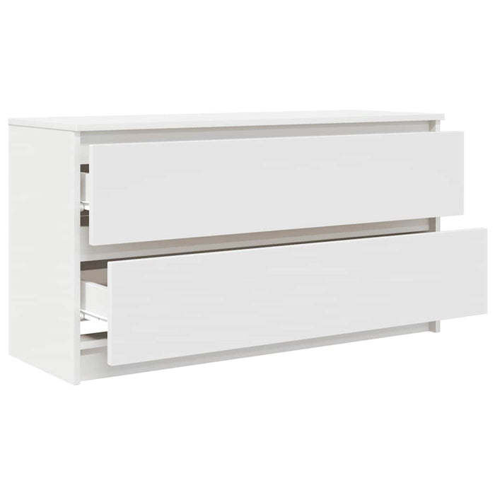 TV Cabinet White 100x35x54 cm Engineered Wood