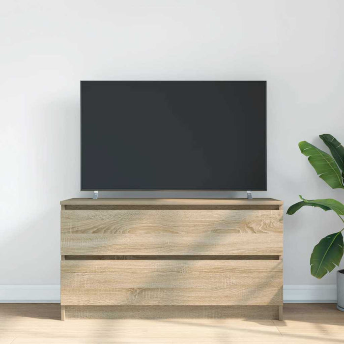 TV Cabinet Sonoma Oak 100x35x54 cm Engineered Wood