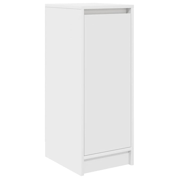 Shoe Cabinet White 29.5x34x76 cm Engineered Wood