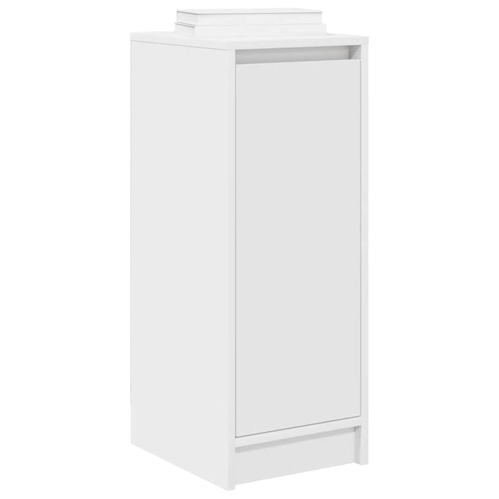 Shoe Cabinet White 29.5x34x76 cm Engineered Wood