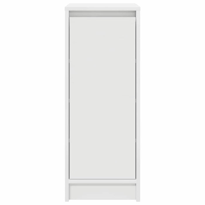 Shoe Cabinet White 29.5x34x76 cm Engineered Wood