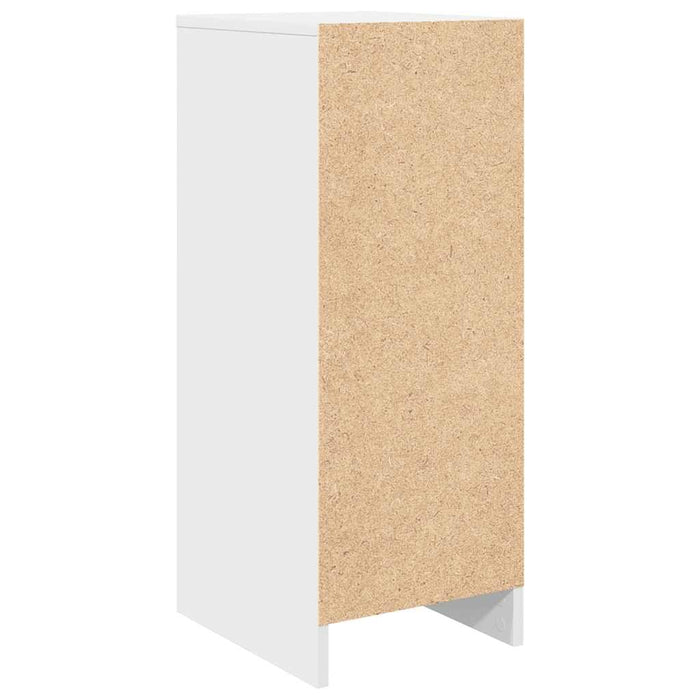 Shoe Cabinet White 29.5x34x76 cm Engineered Wood