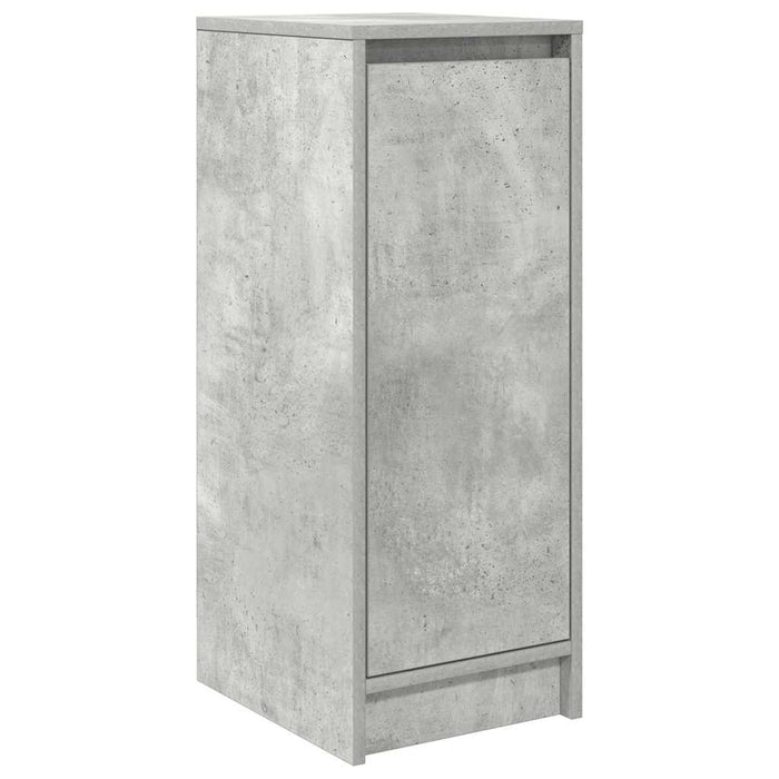 Shoe Cabinet Concrete Grey 29.5x34x76 cm Engineered Wood